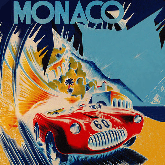 Cashmere Monaco Poster Scarf
