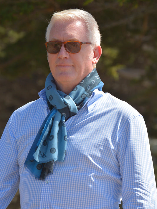 Patchwork Tire Men's Scarf